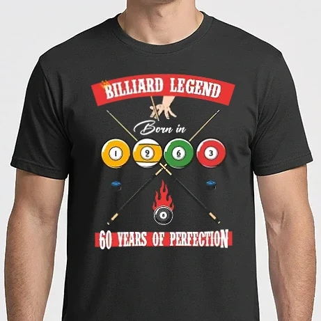 Férfi Imperial póló - Billiard legend Born in 1963