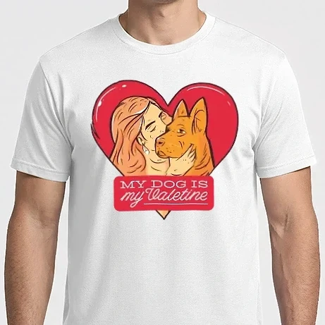 Férfi Imperial póló - My dog is my valentine