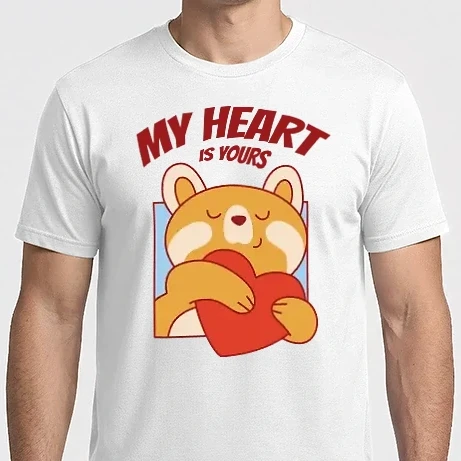 Férfi Imperial póló - My heart is yours - valentin napra