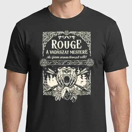 Férfi Imperial póló - Dungeons and Dragons Rouge