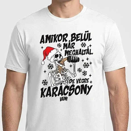 Férfi Imperial póló - Karácsonyi Csontváz