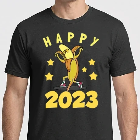 Férfi Imperial póló - Happy new year Banana 2023