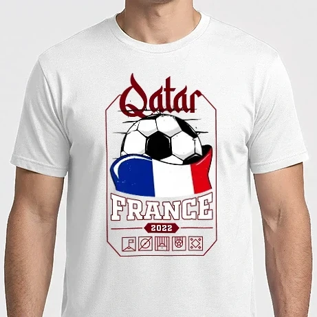 Férfi Imperial póló - Quatar team france