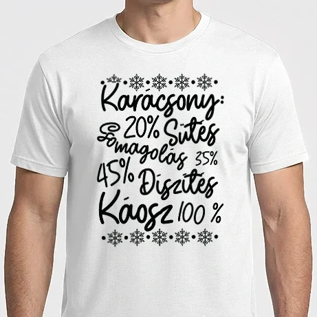 Férfi Imperial póló - Karácsonyi káosz