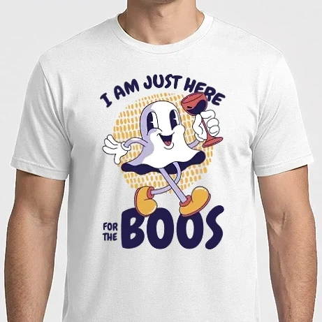 Férfi Imperial póló - I'm just here for the BOOS