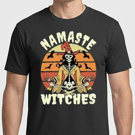 Férfi Imperial póló - Namaste Witches Halloween
