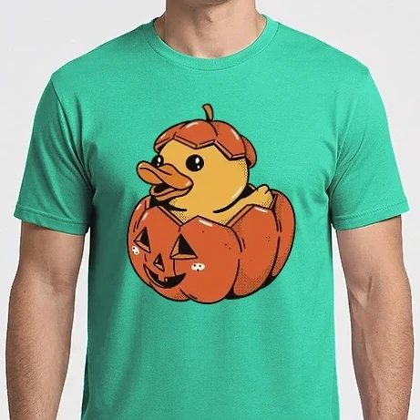 Férfi Imperial póló - Gumikacsa Pumpkin Halloween