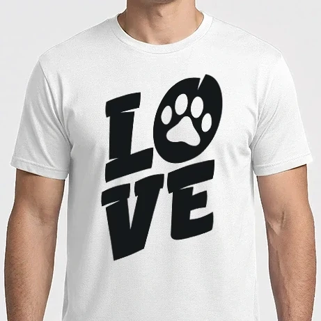 Férfi Imperial póló - Love animals