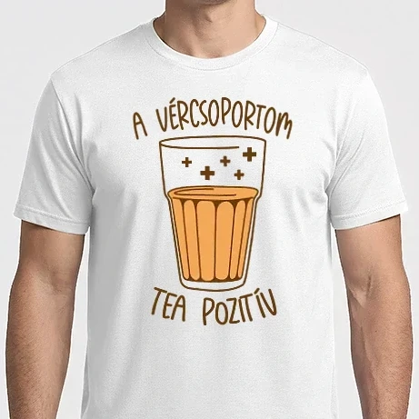 Férfi Imperial póló - vércsoportom tea