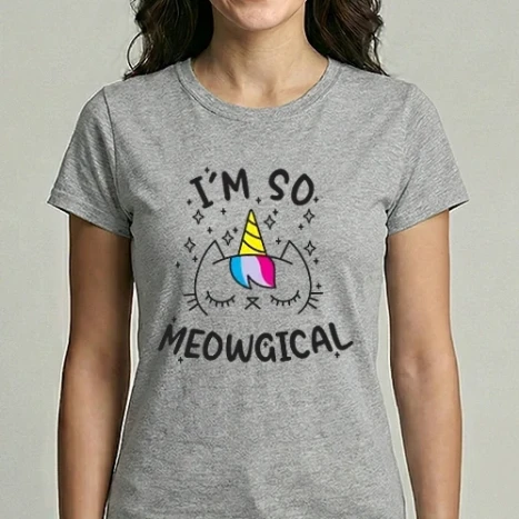 Női Imperial póló - I'm So Meowgical