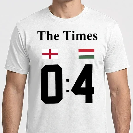 Férfi Imperial póló - The Times - Anglia Magyarország 0-4