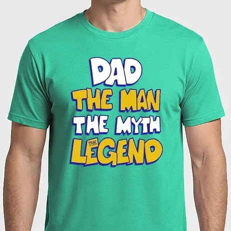 Férfi Imperial póló - Dad the Man, the Myth, the Legend - Apa a legenda