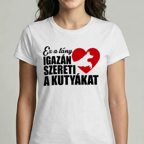 Női Imperial póló - Kutyás lány
