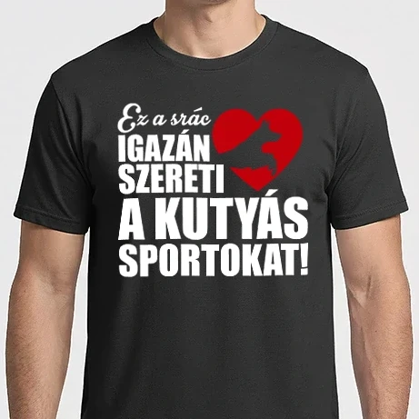 Férfi Imperial póló - Kutyás sportos srác