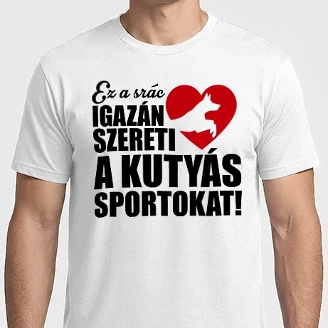 Férfi Imperial póló - Kutyás sportos srác