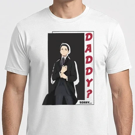 Férfi Imperial póló - Daddy-sorry-Daisuke Kambe-Balance Unlimited-fehérre