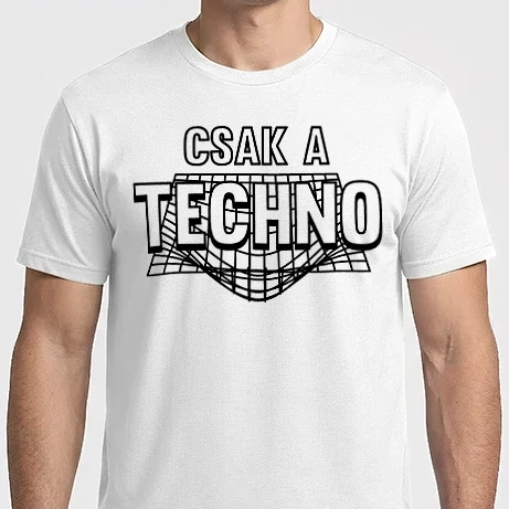 Férfi Imperial póló - Csak a techno