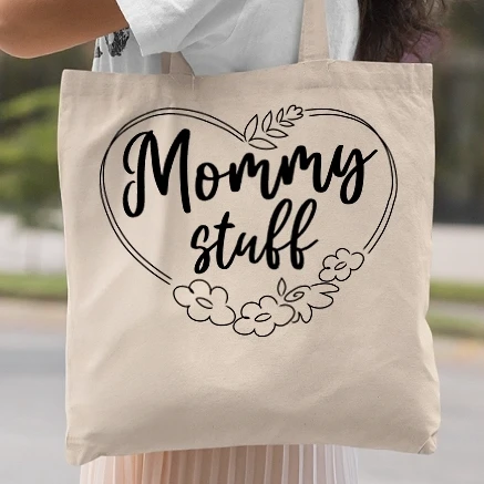 Vászontáska - Anyák napi vászontáska  mommy stuff