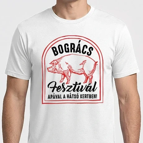 Férfi Imperial póló - Fesztivál malac bogrács