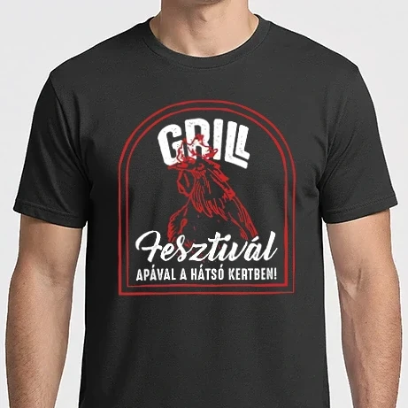 Férfi Imperial póló - Fesztivál kakas grill