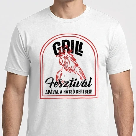 Férfi Imperial póló - Fesztivál kakas grill