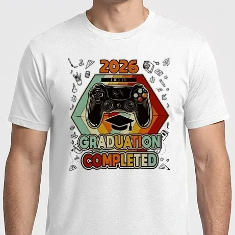 Férfi Imperial póló - Retro graduation complete