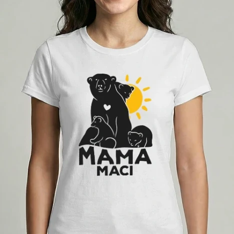 Női Imperial póló - Mama maci