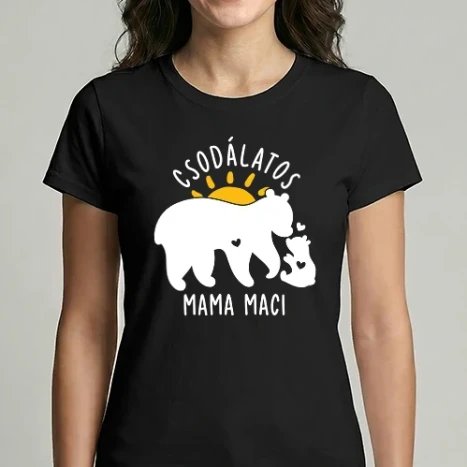 Női Imperial póló - Mama maci