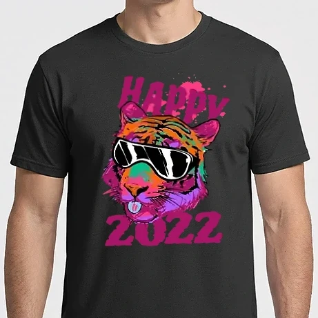 Férfi Imperial póló - Happy 2022 tiger