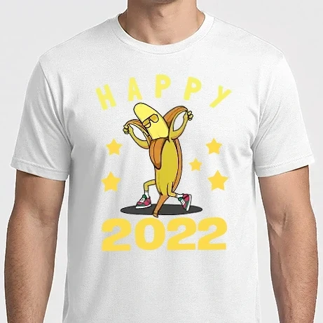 Férfi Imperial póló - Happy new year Banana