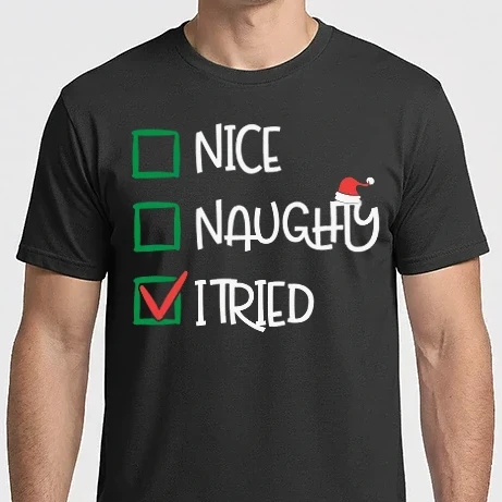 Férfi Imperial póló - Nice Naughty I Tried
